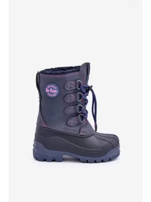Dětské sněhule LEE COOPER LCJ-24-44-2843K NAVY