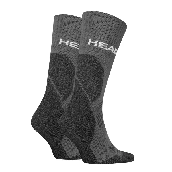  Ponožky HEAD HIKING ALL CLIMATES CREW 2P 701024002 GREY 