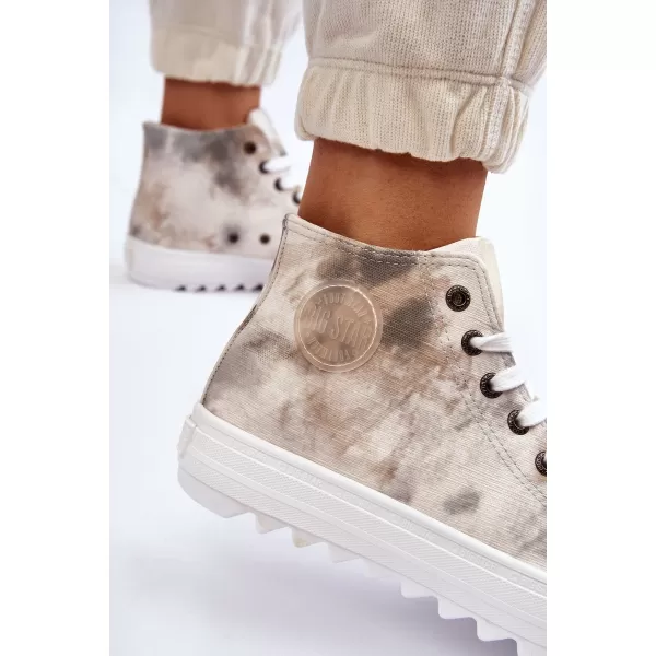  Dámské tenisky BIG STAR LL274047 WHITE/OLIVE 