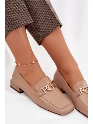 Dámské mokasíny D&A CR61-3125 BEIGE