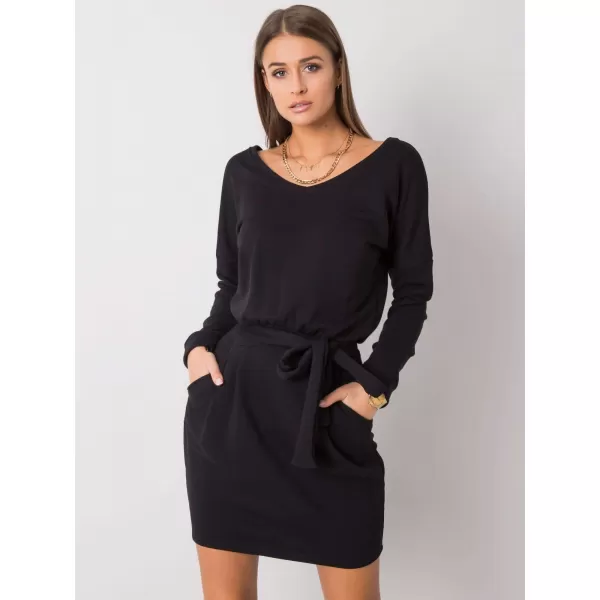  Dámské šaty RUE PARIS RV-SK-6037.18X NOIRE 