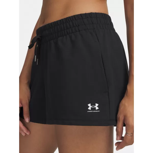  Dámské kraťasy UNDER ARMOUR SPORT TERRY SHORT 6011022-001 ČERNÁ 