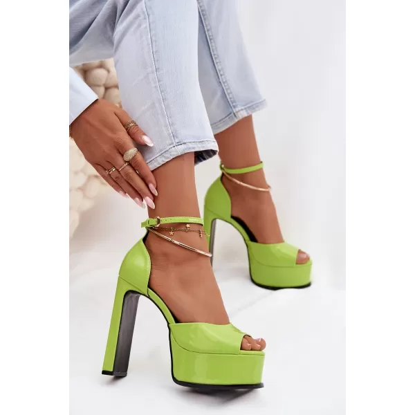  Dámské sandály BOTO HORVIA 41550 LIGHT GREEN 
