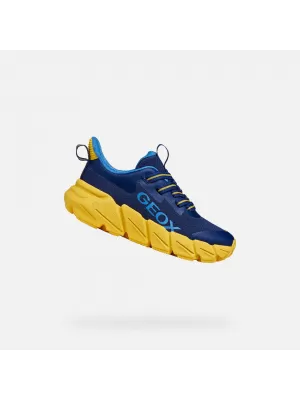 Chlapecké tenisky GEOX FLEXYPER FAST J46N1A0149JC0657 TMAVĚ MODRÁ