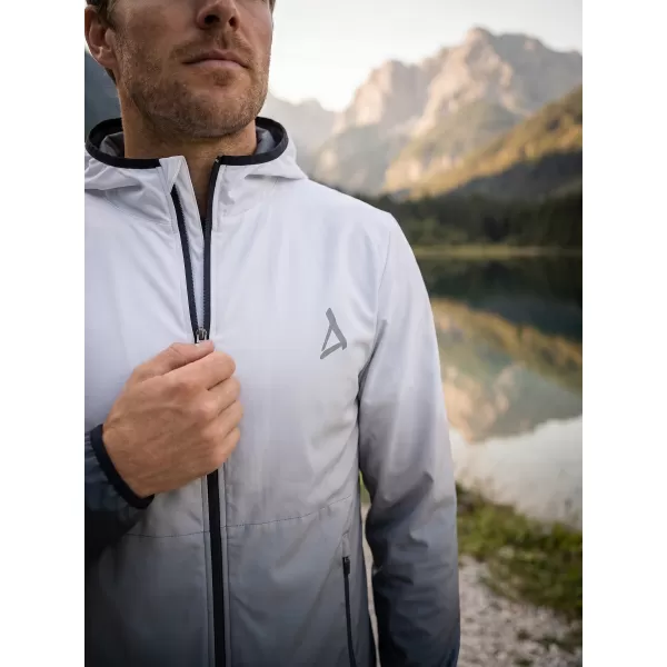  Pánská softshellová bunda premium ALTISPORT VOJ/ALM126JACK01 ČERNOBÍLÁ 