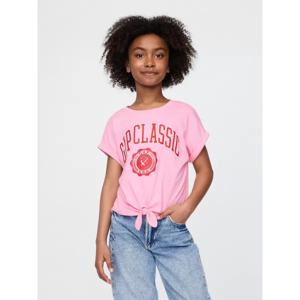  Dětské triko GAP LOGO TEE 780448-00 MAY PINK 