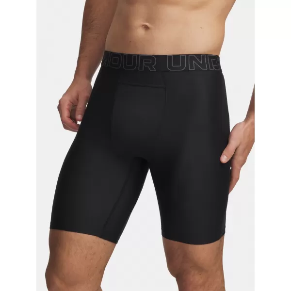  Pánské boxerky UNDER ARMOUR PERFORMANCE POUCH - SOLID 9IN - 2 6012561-001 ČERNÁ 