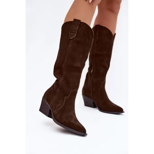  Dámské kozačky BOTO URSELLE 41113 BROWN 