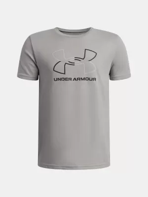 Chlapecké triko UNDER ARMOUR UA GL FOUNDATION SS 6005010-069 ŠEDÁ