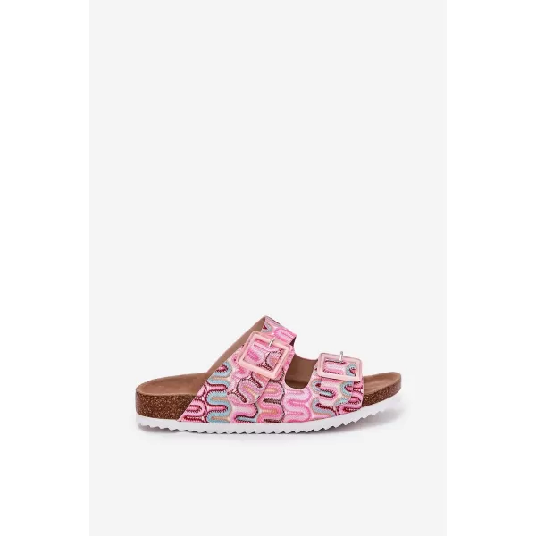  Dámské pantofle S.BARSKI RB51-006 PINK 