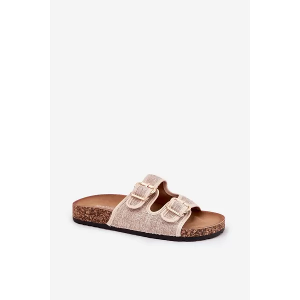  Dámské pantofle BOTO OSOFFE 36218 BEIGE 