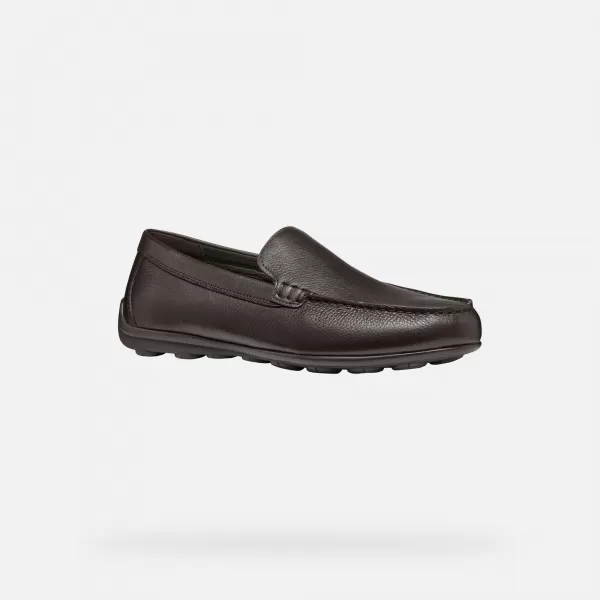  Pánské mokasíny GEOX SPHERICA EC16 G002878 TMAVĚ HNĚDÁ 