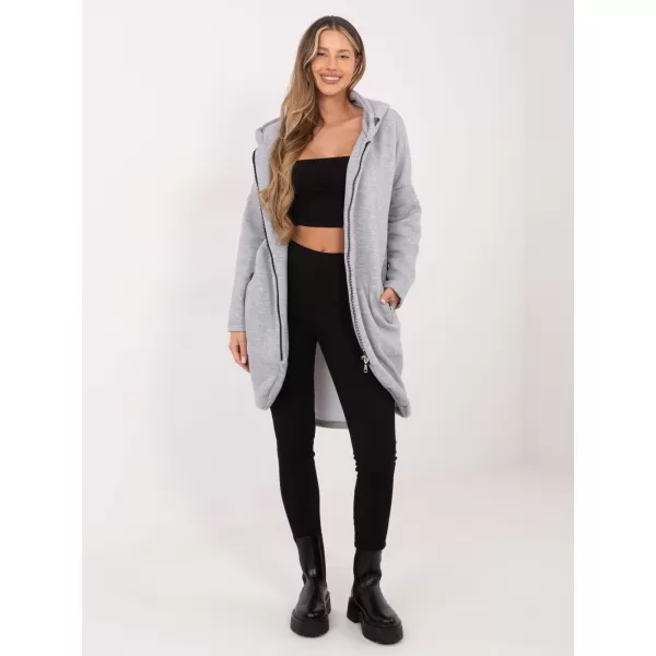  Dámská mikina RUE PARIS RV-BL-4858-1.99P GRAY 