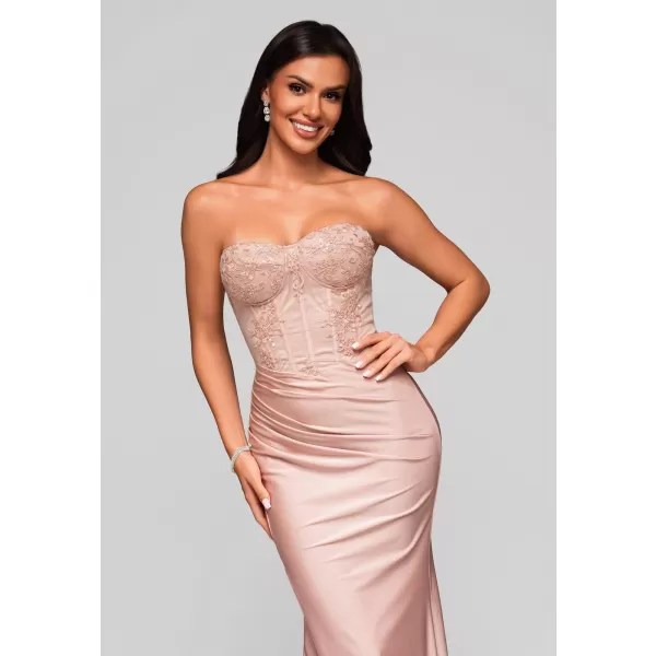  Dámské šaty LARICA LA-OM-DLR186 PINK 