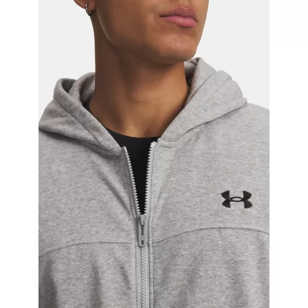  Pánská mikina UNDER ARMOUR RIVAL LW FZ 6009346-011 ŠEDÁ 