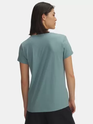 Dámské triko UNDER ARMOUR UA LOGO SS 1356305-323 ZELENÁ