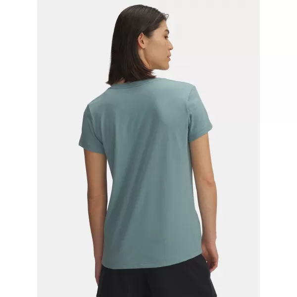  Dámské triko UNDER ARMOUR UA LOGO SS 1356305-323 ZELENÁ 