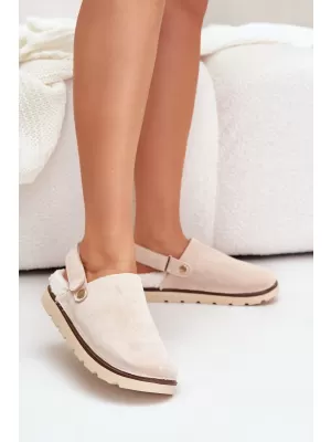 Dámské pantofle BOTO LINNEOLA 34719 BEIGE