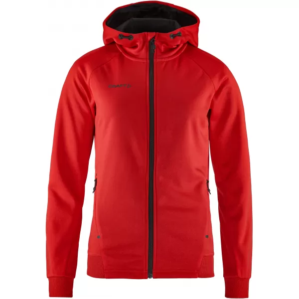  Dámská bunda s kapucí CRAFT Corp. ADV Unify Hoodie Jacket W JASNĚ ČERVENÁ 