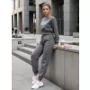 Dámská tepláková souprava DSTREET TMAVĚ ŠEDÁ