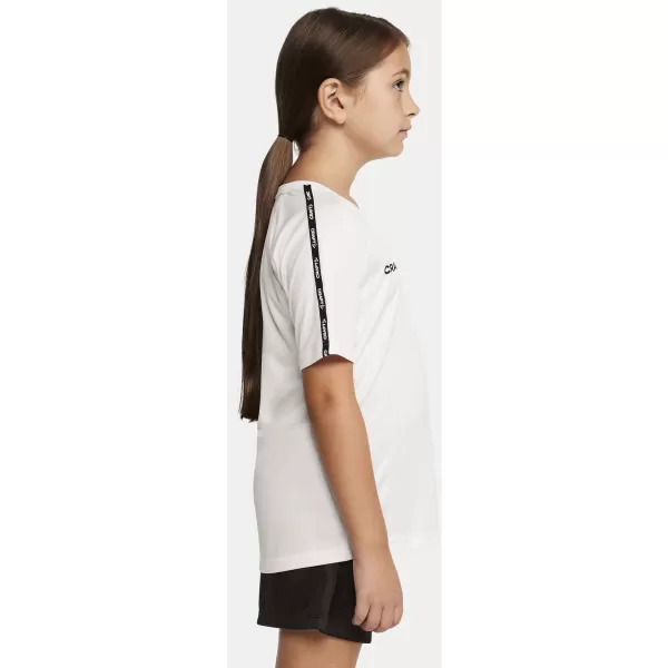  Dětské kontrastní sportovní tričko CRAFT TW Squad Go Contrast Jersey Jr BÍLÁ 