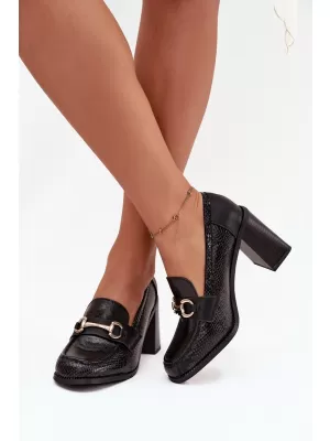 Dámské boty na podpatku BOTO NOVELLA 39305 BLACK