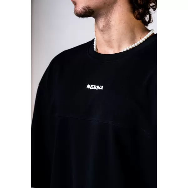  NEBBIA Oversized tričko POWER 898 BLACK 