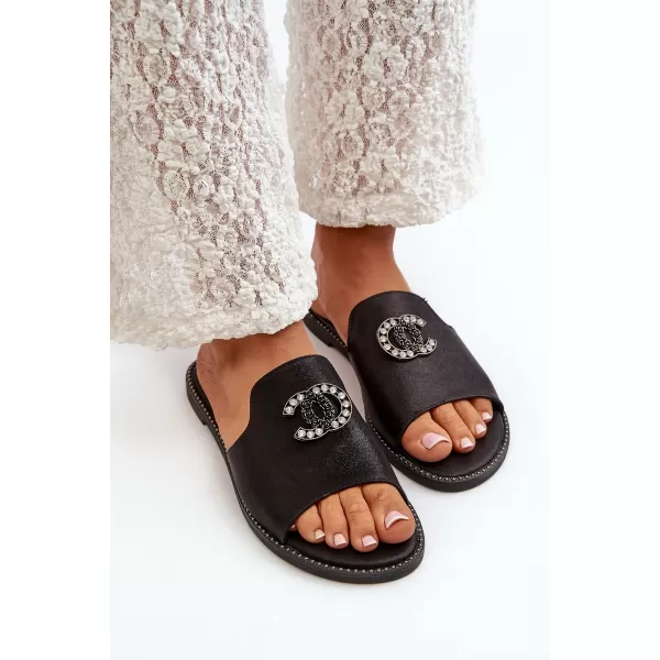  Dámské žabky S.BARSKI KV27-050 BLACK 