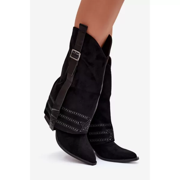  Dámské kozačky BOTO CAMILORA 40916 BLACK 