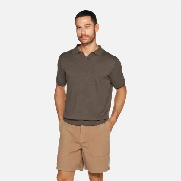  Pánské triko GEOX KNIT G012317 KHAKI 