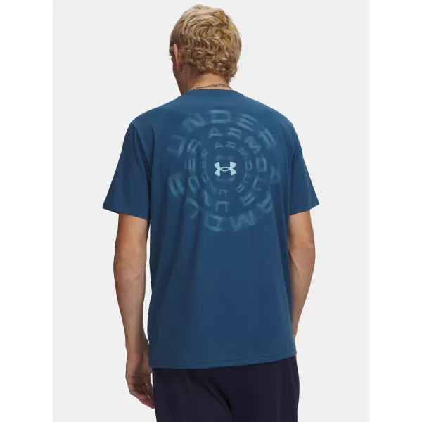  Pánské triko UNDER ARMOUR M BLUR WM SS 6009248-498 MODRÁ 