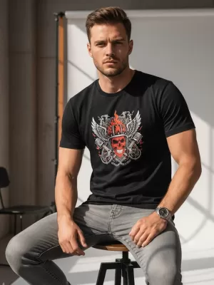 Pánské triko DSTREET ČERNÁ