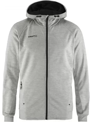 Pánská bunda s kapucí CRAFT Corp. ADV Unify Hoodie Jacket M ŠEDÝ MELÍR