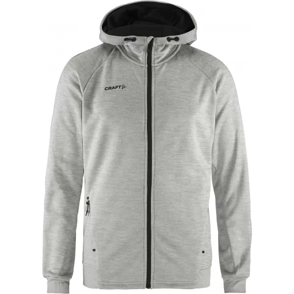  Pánská bunda s kapucí CRAFT Corp. ADV Unify Hoodie Jacket M ŠEDÝ MELÍR 