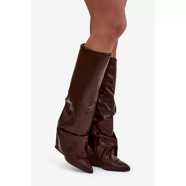  Dámské kozačky BOTO ELIVIRA 40512 BROWN 