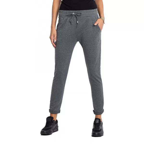  Dámské tepláky BASIC FEEL GOOD RV-DR-3698.09X DARK GREY 