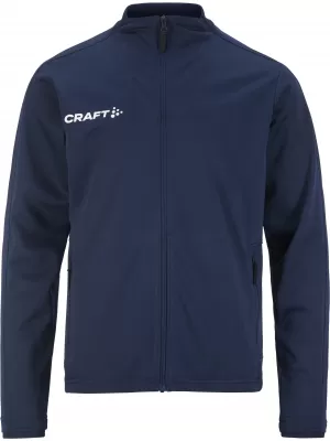 Dětská tréninková bunda CRAFT TW Evolve 2.0 Full Zip Jacket Jr NÁMOŘNÍ MODRÁ