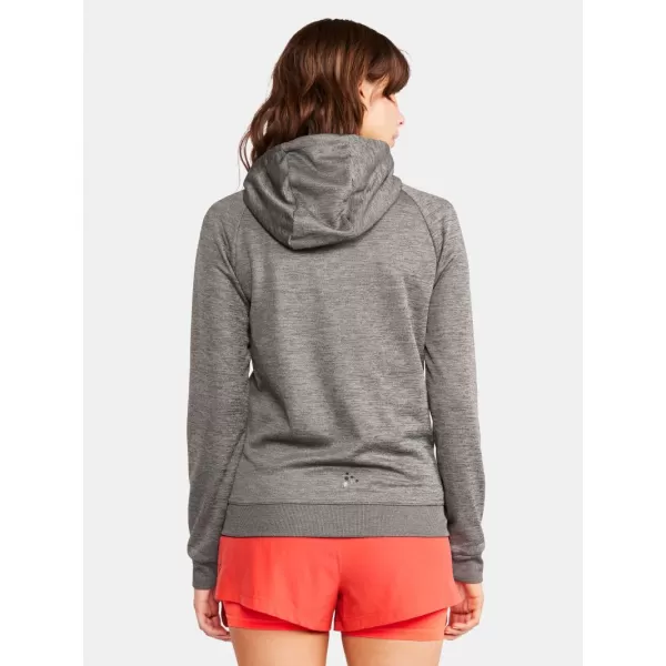  Dámská bunda s kapucí CRAFT Corp. ADV Unify Hoodie Jacket W TMAVĚ ŠEDÝ MELÍR 