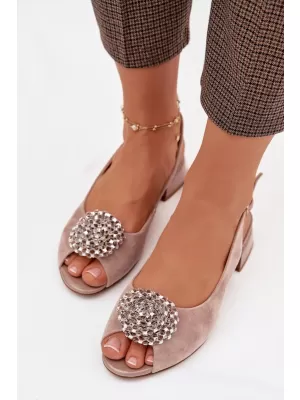 Dámské sandály D&A CR61-3030 BEIGE