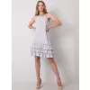 Dámské šaty RUE PARIS CHA-SK-0932.91P LIGHT GREY