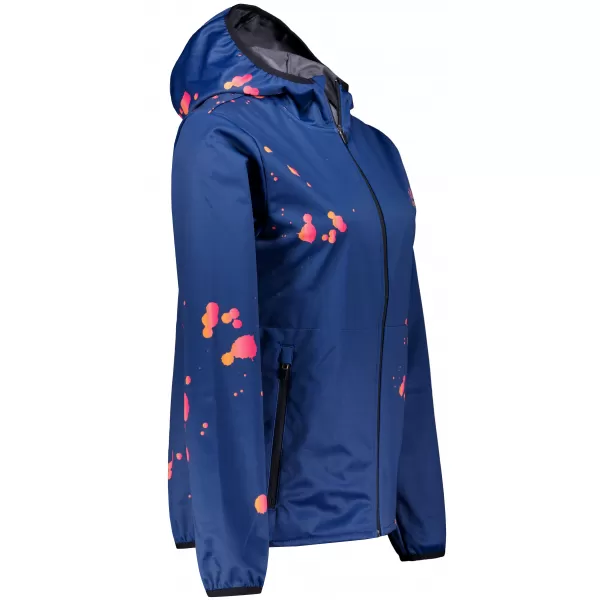  Dámská softshellová bunda premium ALTISPORT VOJ/ALW077JACK01 NÁMOŘNÍ MODRÁ/ORANŽOVÁ 