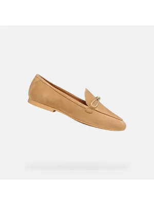 Dámské mokasíny GEOX NEW PALMARIA G012919 BÉŽOVÁ