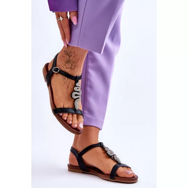  Dámské sandály S.BARSKI KV-5541-42 BLACK 