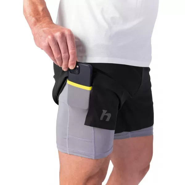  Pánské kraťasy HANNAH ASH SHORTS ANTHRACITE 