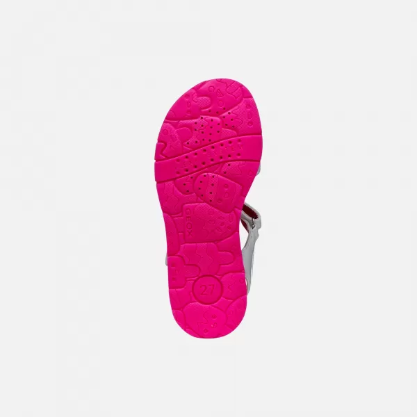  Dívčí sandály GEOX JOYFOOT J65P1C000HHC1441 BÍLÁ 