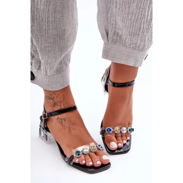  Dámské sandály S.BARSKI MR1037-01 BLACK 
