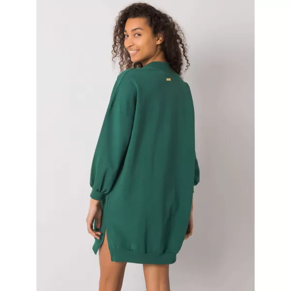 Dámské šaty RUE PARIS RV-SK-7207.03 DARK GREEN 