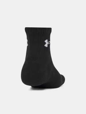 Ponožky UNDER ARMOUR PERFORMANCE COTTON 3P QTR 6009686-008 ČERNÁ