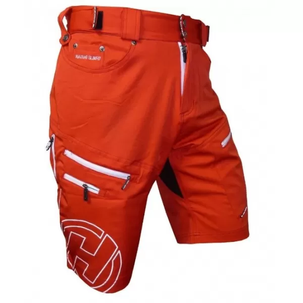  Pánské kraťasy HAVEN NAVAHO SLIMFIT CYKLOVLOŽKOU ČERVENÁ 