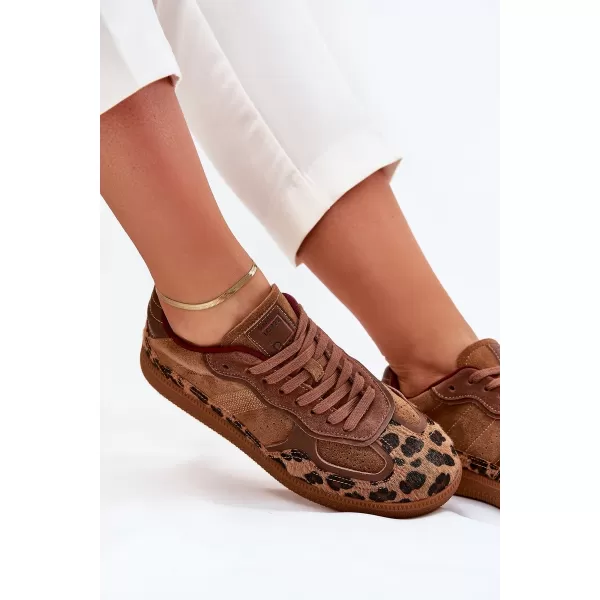  Dámské tenisky LOPEZ JUST DARE SS2D4017 BROWN/BEIGE 